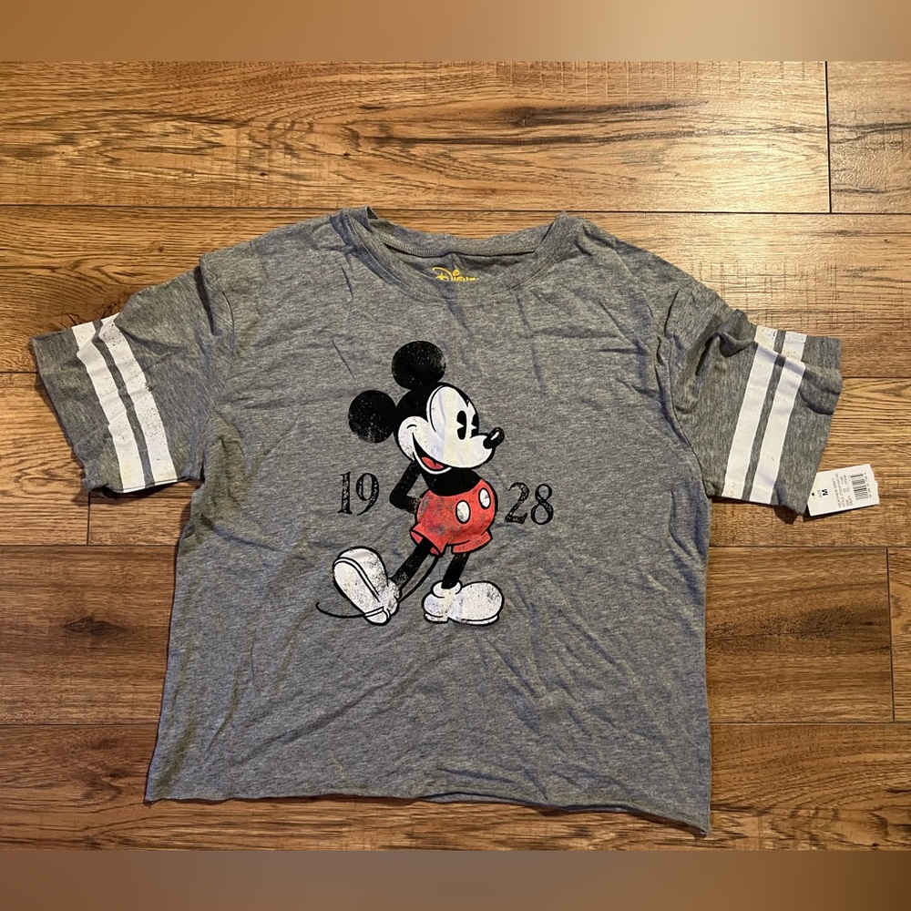 Disney Mickey Mouse grey shirt NWT